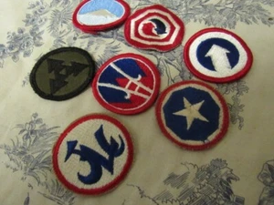 Lot of Vtg. Post WWII US Army Logistical Command Patches - Picture 1 of 9