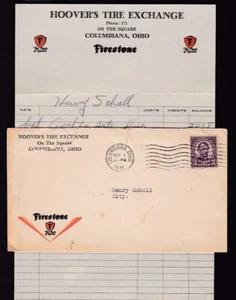 FIRESTONE 1932, HOOVER TIRE EXCHANGE, COLUMBIAN, OHIO, W/CONTENTS - Picture 1 of 1