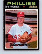 VINTAGE BASEBALL CARD OPC 1971 PHILADELPHIA PHILLIES JOE HOERNER  NO86