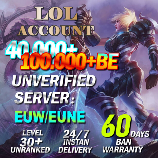 NA LoL Acc League of Legends Account Smurf level 30 lvl Champs