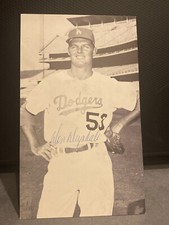 BASEBALL~SIGNED FON DRYSDALE (HOF) ~BECKETT SIGN. RVW~JD MCCARTHY RPPC POSTCARD
