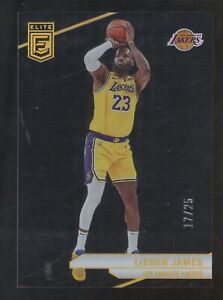 2023-24 Donruss Elite Black #153 LeBron James Los Angeles Lakers 17/25