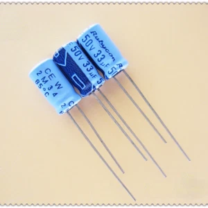 Rubycon TWSS (CEW) Serie 33uF/50V33uF Audio Elektrolytkondensator 6,3X11mm 85°C - Bild 1 von 2