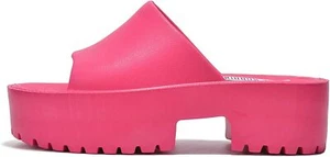 Cape Robbin Oriya Chunky Block Heel Slip On Rounded Open Toe Slides Sandals - Picture 1 of 3