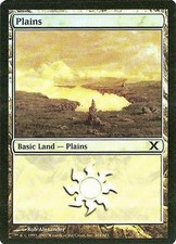 MTG - 10th Edition - Plains #364 - Foil - NM