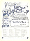 Guard The Flag MARCH WWI Bromo Seltzer Advertising Sheet Music!