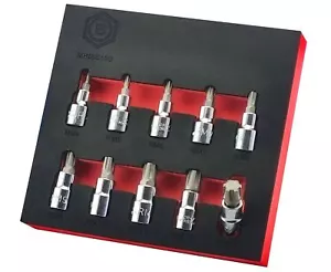 Ribe Bit Socket Set 3/8" Drive M4-M14 From Britool Hallmark - Picture 1 of 5