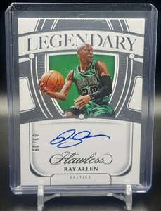 2023-24 Flawless Legendary Signatures Ray Allen Auto SP /25 Celtics - Picture 1 of 4