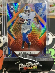 DEANDRE SWIFT ROOKIE INSERT "FIRE BURST " PHOENIX 2020 RC EAGLES FOOTBALL CARD - Picture 1 of 2