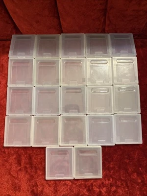 Lotto 22 custodie antipolvere per cartucce Nintendo Gameboy OEM originali - Immagine 1 di 4
