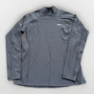 Reebok Long Sleeve Dry Fit Shirt Men’s 2XL Black Athletic Base Layer Running Top - Picture 1 of 5