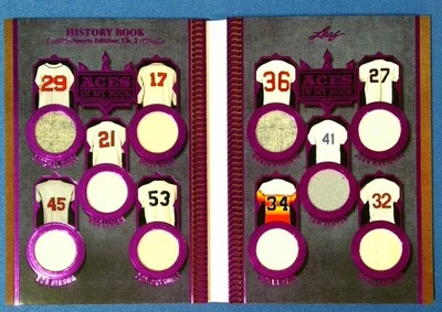 Leaf Aces In My Book 2025 Ryan Carlton Seaver Gibson... 10 reliquias usadas en juegos/10 Foto 1 de 2
