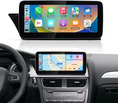 10.25" Android 14 Autoradio CarPlay 6+64GB WiFi GPS Navi Für Audi A4/A5/B8/S4/S5 - Bild 1 von 4