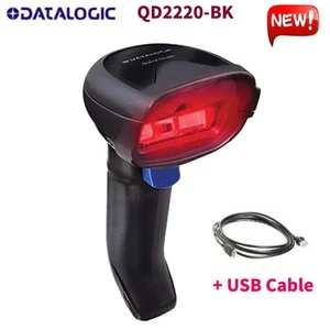Datalogic QuickScan QD2220-BK Handheld 1D Barcode Scanner Imager With USB Cable - Bild 1 von 13
