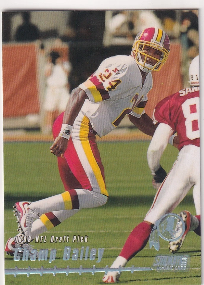 1999 TOPPS STADIUM CLUB RC CHAMP BAILEY WASHINGTON REDSKINS ROOKIE NFL #-1543 - Image 1 of 1