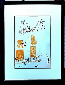 GEORG BASELITZ >Art 2013< FIRMATO A MANO + datato, 28x20cm, con cornice, firmato - Foto 1 di 6