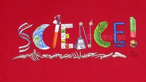 SCIENCE!--Astronomy Chemistry Physics Biology Paleontology Teacher T shirt S-3XL - Picture 1 of 2