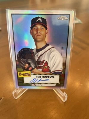 2021 Topps Chrome Platinum Anniversary - Autographs Refractor #PA-THU Tim Hudson - Image 1 of 2