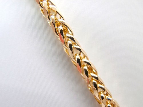 Estensione Per Catena A Coda Di Volpe In Oro Giallo Massiccio 10k - Foto 2