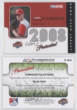 2008 TRISTAR Prospects Plus PROtential Game Used Orange /5 Brad Holt #P-BH