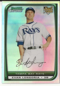 2008 Bowman Chrome - Refractor #216 Evan Longoria (RC) - Picture 1 of 2