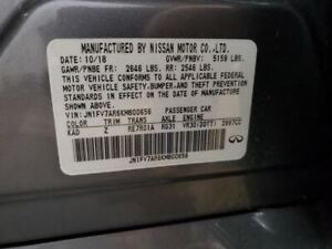 Driver Front Knee With Adaptive Suspension AWD Fits 17-19 INFINITI Q50 8467010