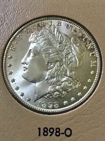 1898 O MORGAN DOLLAR UNCIRCULATED VERY HIGH GRADE.HIGH LUSTER FLAWLESS BEAUTY Cover