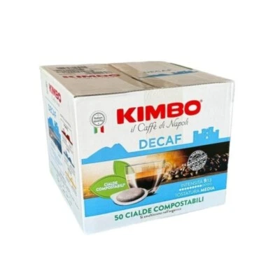 50 100 150 200 300 400 500 600 900 Cialde Kimbo Dek Deca Decaffeinato ESE 44mm