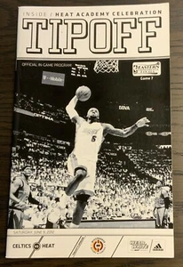 LEBRON JAMES PROGRAM MIAMI HEAT LOS ANGELES LAKERS RARE FINALS PLAYOFFS - Picture 1 of 1