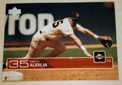 2003 Upper Deck San Francisco Giants Baseball Card #442 Rich Aurilia - Image 1 of 2
