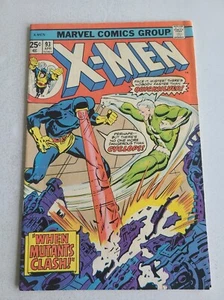 X-Men 93, Marvel 1975 Comic Book, (Marv 16),Fine + 6.5 - Picture 1 of 3