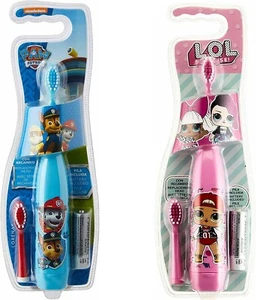 Spazzolino Elettrico a Batteria Per Bambini LOL SURPRISE PAW PATROL con testina - Foto 1 di 9