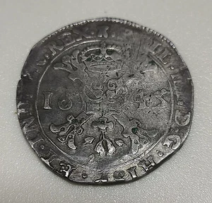 Felipe IV 1 Patagon del 1645 ceca de Tornai (Belgica) EBC - Imagen 1 de 2