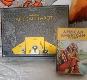 Tazama African Tarot Deck/Book Set & African American Tarot mini, both BN - Picture 1 of 6