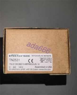 IFM BRAND NEW  TN2531   TEMPERATURE SENSOR  NEW IN BOX  FAST SHIP - Image 1 of 2