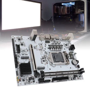 H410M DH Mining Mainboard LGA1200 Dual Channel DDR4 Support M.2 NVME M ATX M QUA - Afbeelding 1 van 12