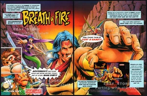BREATH OF FIRE__Original 1994 print AD__SNES game promo__Squaresoft_RPG_NINTENDO - Picture 1 of 3