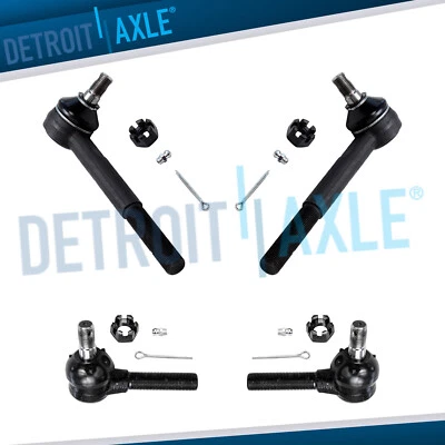 RWD Front Inner Outer Tie Rod Ends Suspension Kit for 1979 - 1995 Toyota Pickup - Imagem 1 de 4