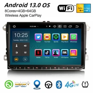 9" Android 13 DAB+ Autoradio Für VW Amarok Caddy Polo T6 Crafter Skoda Yeti Navi - Bild 1 von 19