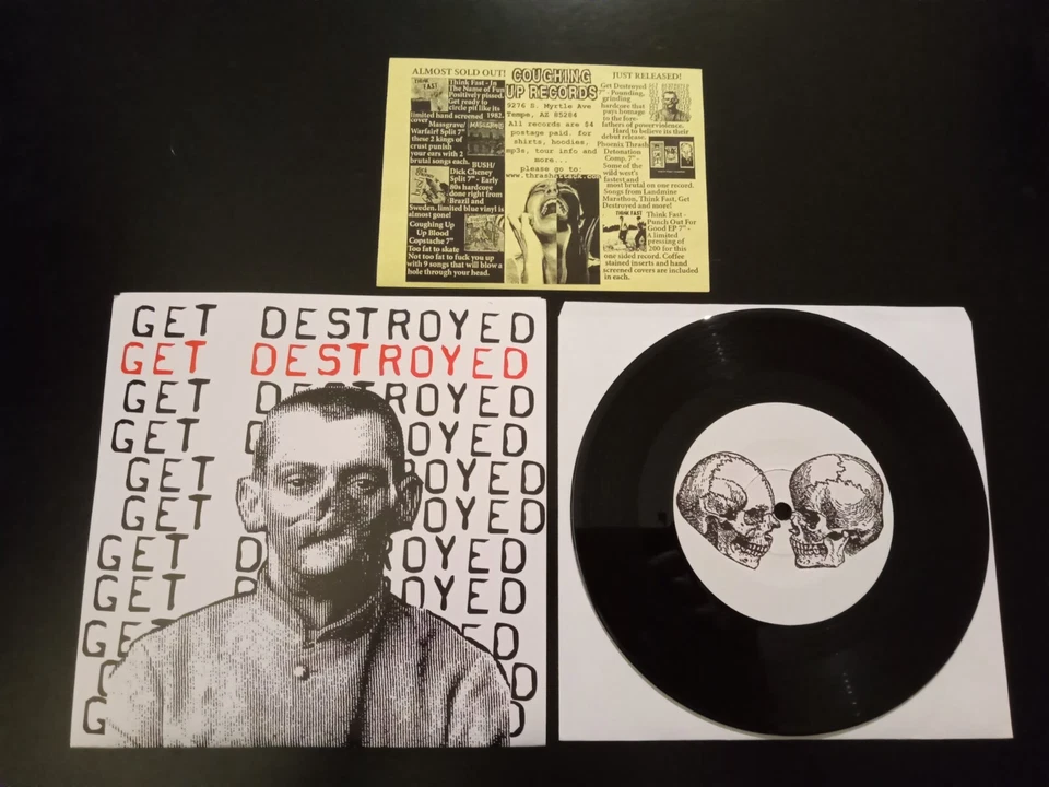 Get Destroyed - S/T (7" Vinyl Record) Hardcore Power Violence - Image 1 of 1
