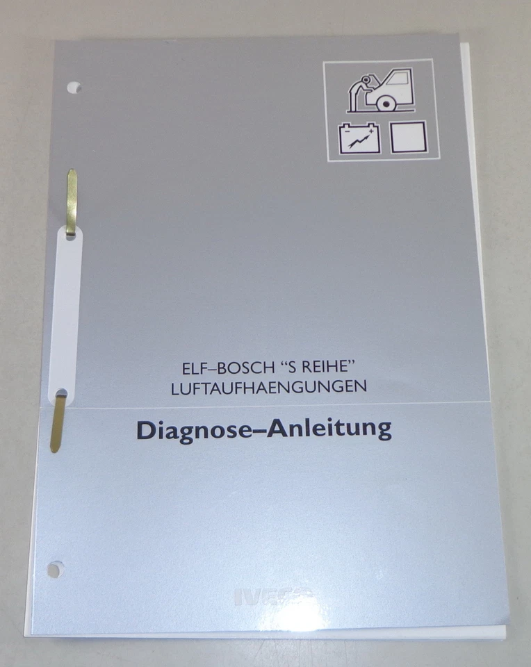 Diagnóstico Instrucciones Iveco Elf-Bosch S Serie Luftaufhängung Stand 1995 - Imagen 1 de 1