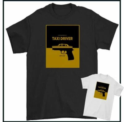 Taxi Driver T-Shirt,Film Cinéma Robert de Niro 70s Gangster The Godfather - Photo 1/3
