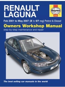 Haynes Renault Laguna Petrol & Diesel Feb 2001 - May 2007 Workshop Manual 4283 - Picture 1 of 7