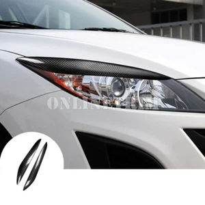 Faro de fibra de carbono para párpados cubierta para Mazda 3 Mazda3 BL 2009-2013 - Imagen 1 de 9