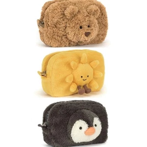 Gelée cacahuète pingouin ours de Barcelone sac cosmétique papeterie sac de rangement peluche à - Photo 1/16