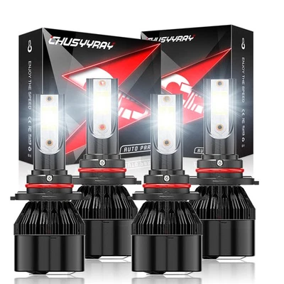 Combo faros LED bombilla de haz alto bajo para Jaguar XJ6 1995-1997 4x Foto 1 de 4