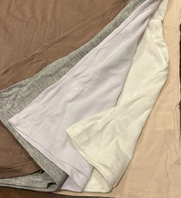 全新 5 件装女式弹力吊带背心 - 分层吊带背心,尺寸 L — 第 1/4 张图片