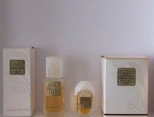Coty Complice, deux miniatures de parfum anciens, parfum et eau de toilette - Imagen 1 de 13