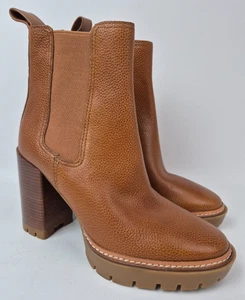 Botín Chelsea para mujer Tory Burch de cuero tostado caramelo 70 mm talla 6 M - Imagen 1 de 7