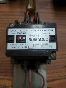 Cutler-Hammer NEMA size 2 A10DNO Motor Starter (VR9) - Picture 1 of 6